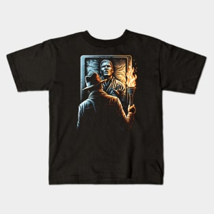 Archaeologist Discovers Galactic Smuggler in Frozen in Carbonite - Funny Kids T-Shirt